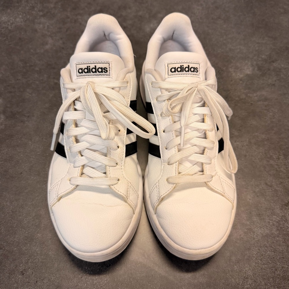 adidas Grand Court sneakers white and black size 8 - Picture 2 of 5